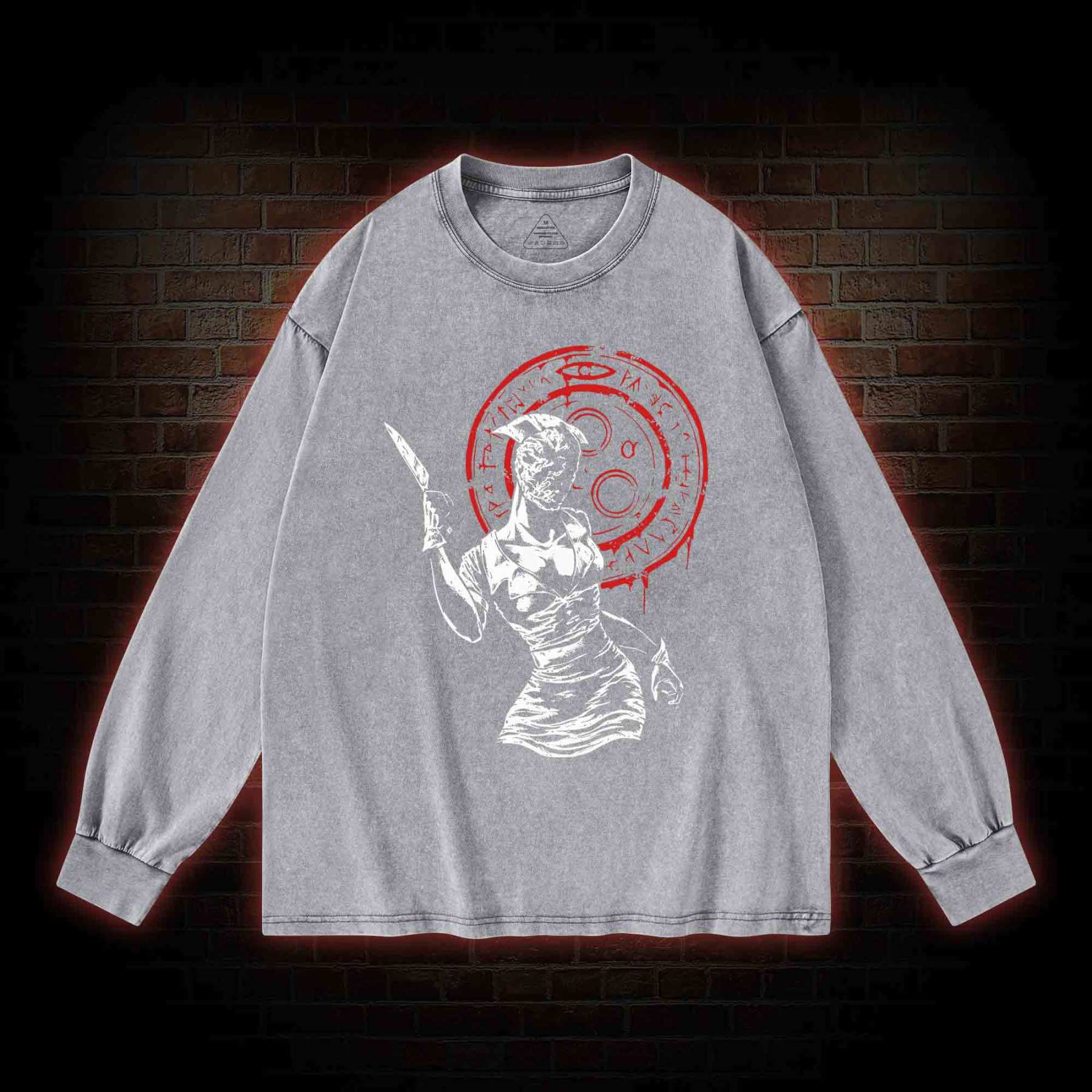 Hell-o Nurse! Washed Long-Sleeve T-shirt