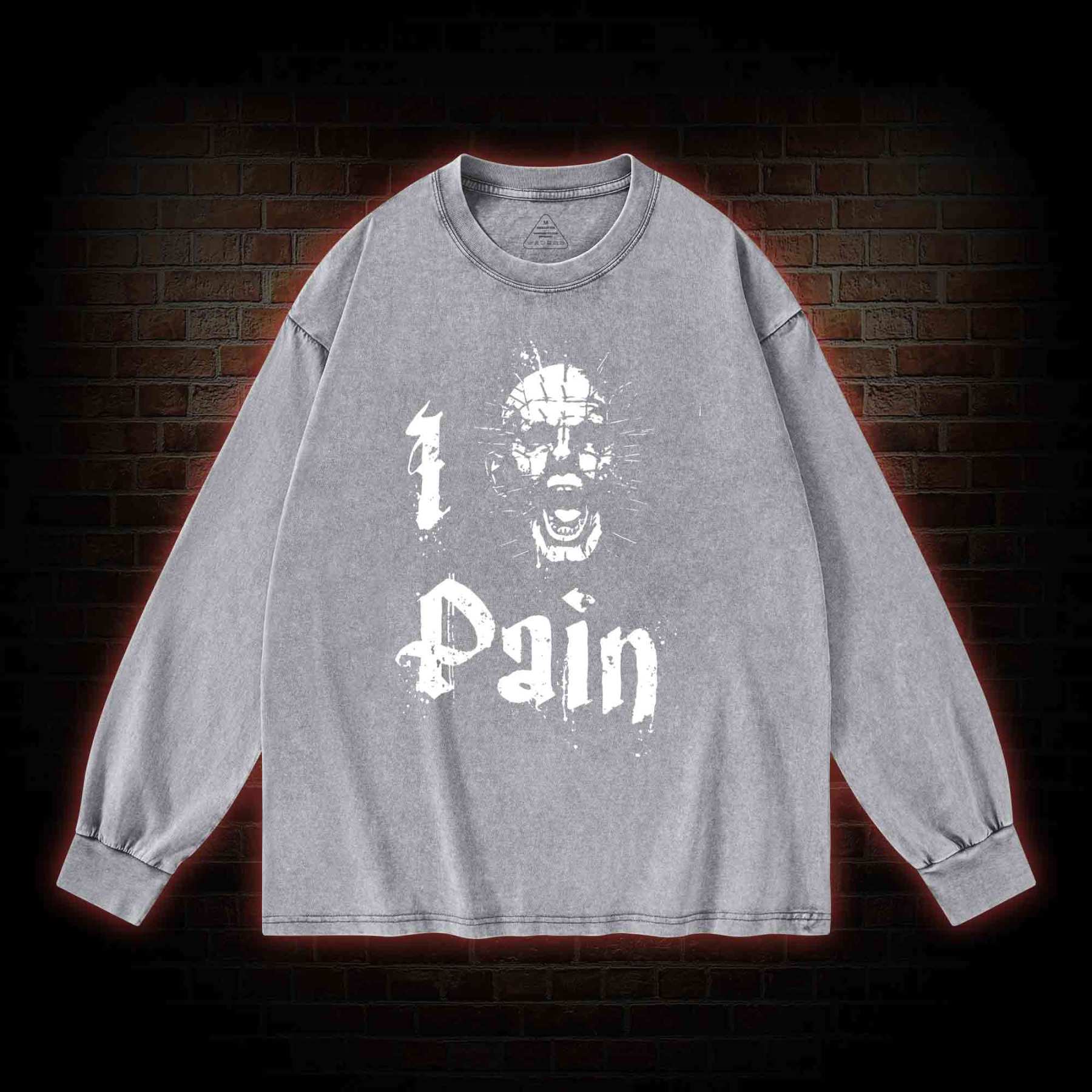  I Pain Washed Long-Sleeve T-shirt