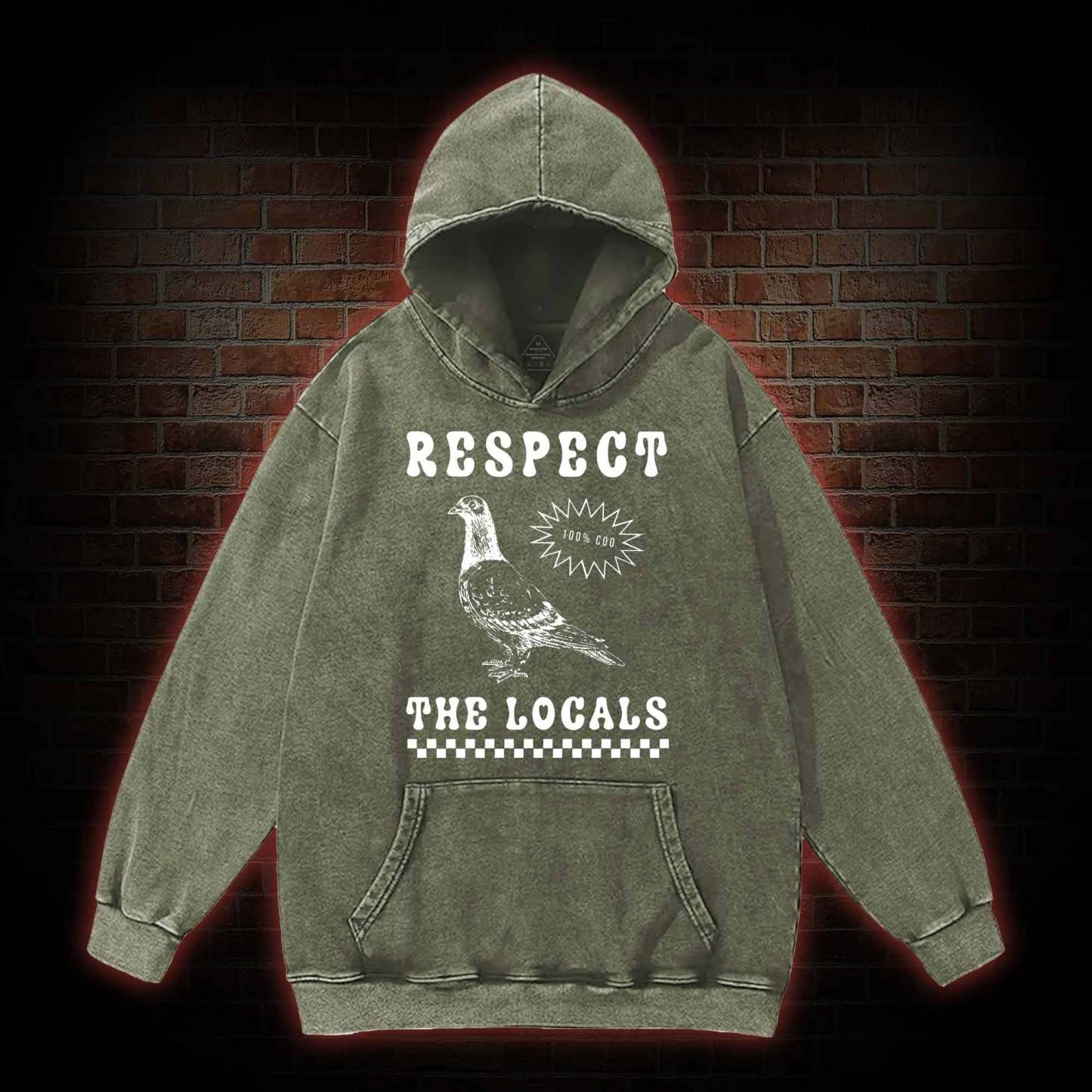 Respect the Locals Washed Hoodie