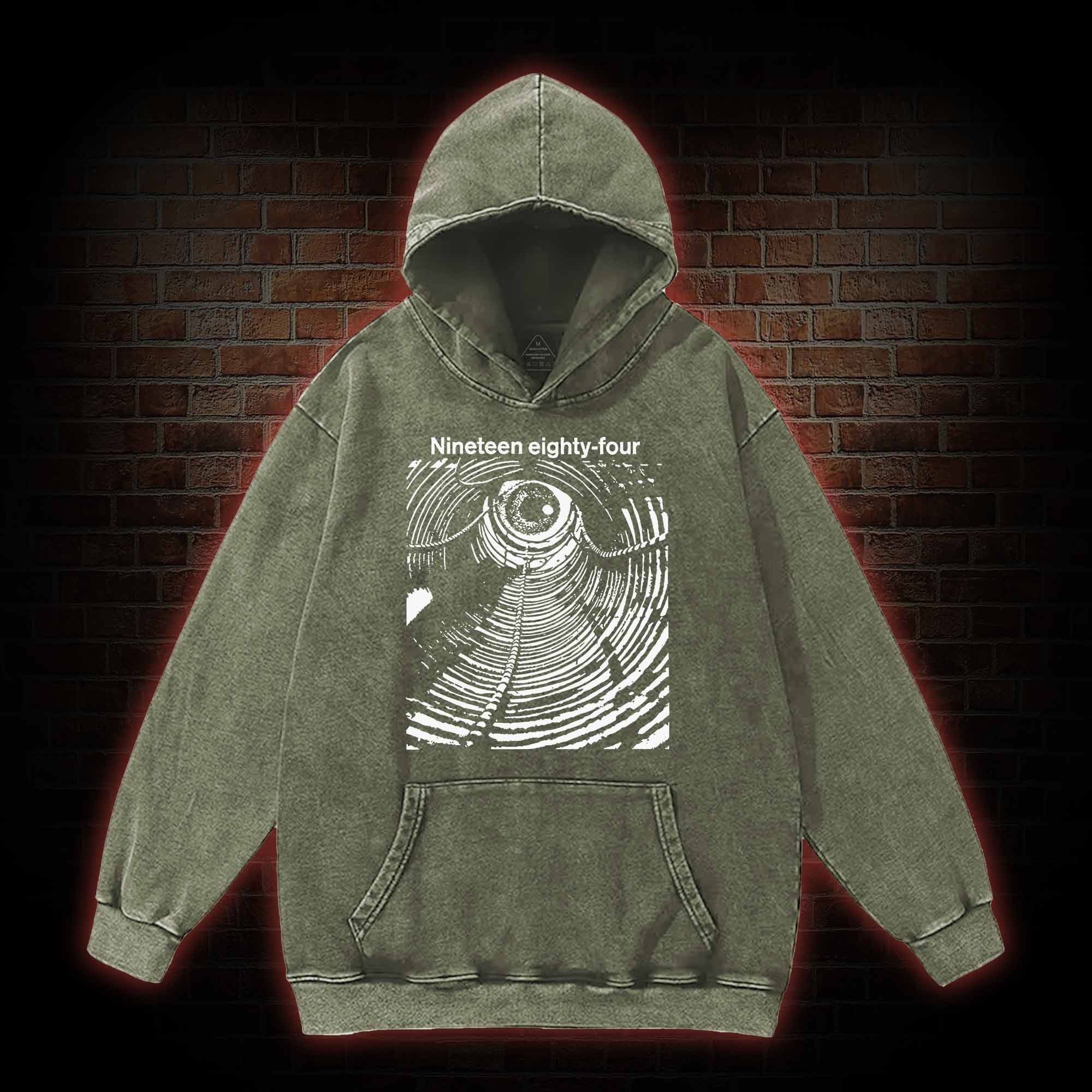 Nineteen Eighty-four Washed Hoodie