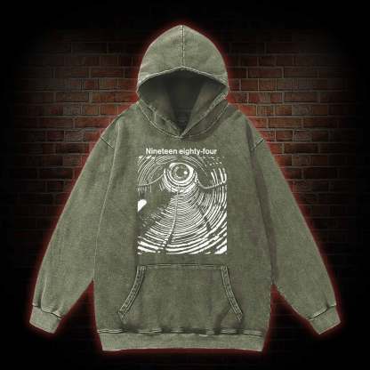 Nineteen Eighty-four Washed Hoodie
