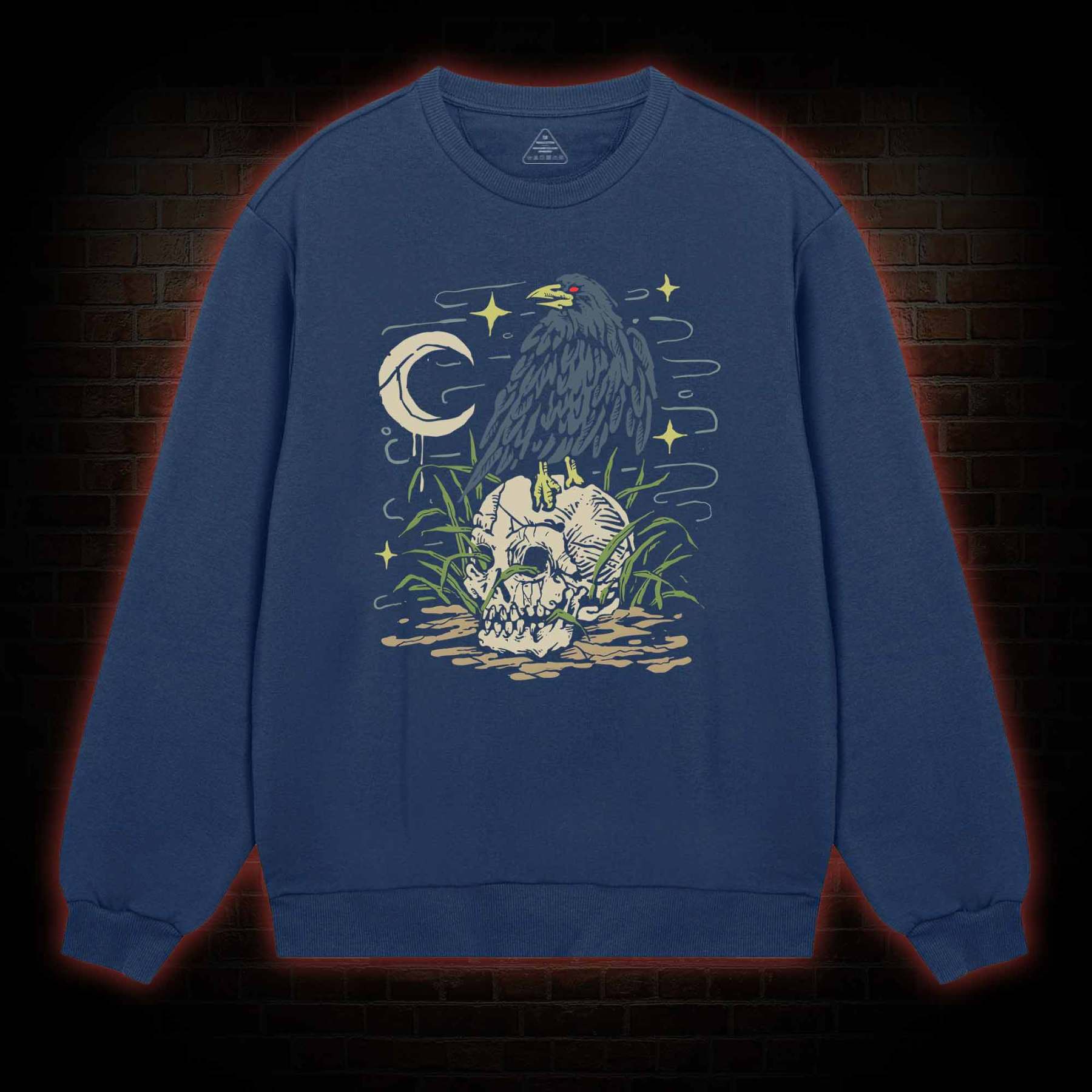 Crow and Skull Sweatshirt