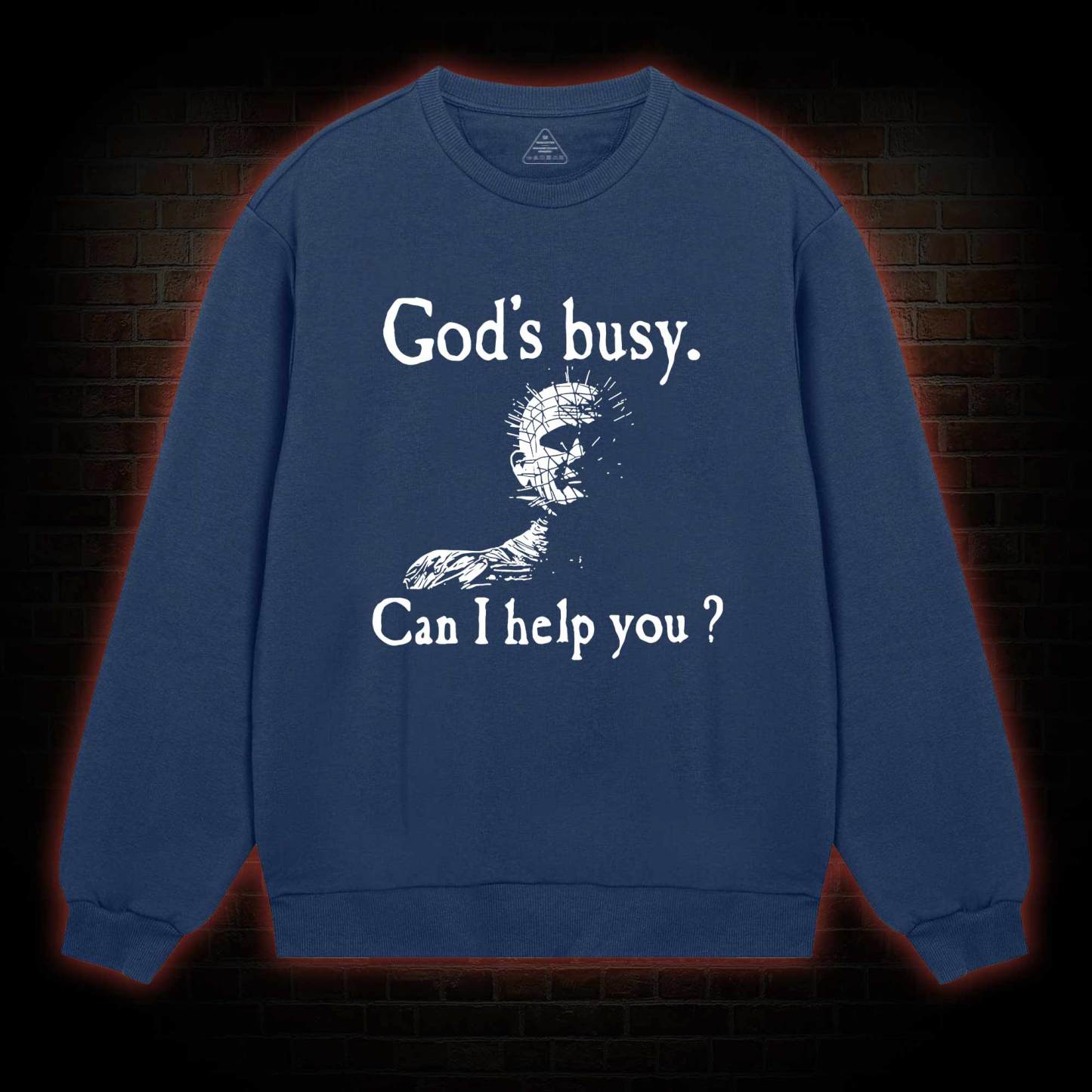 God’s Busy Can I Help You Sweatshirt
