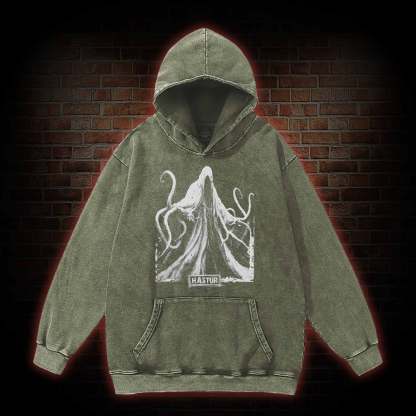 Hastur the Unspeakable Washed Hoodie