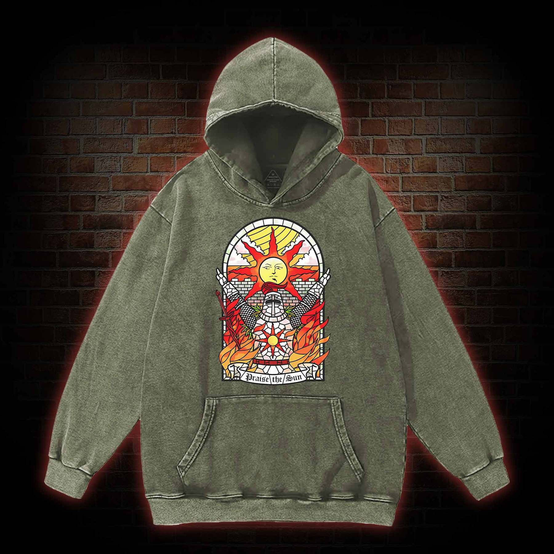 Praise the Sun Washed Hoodie