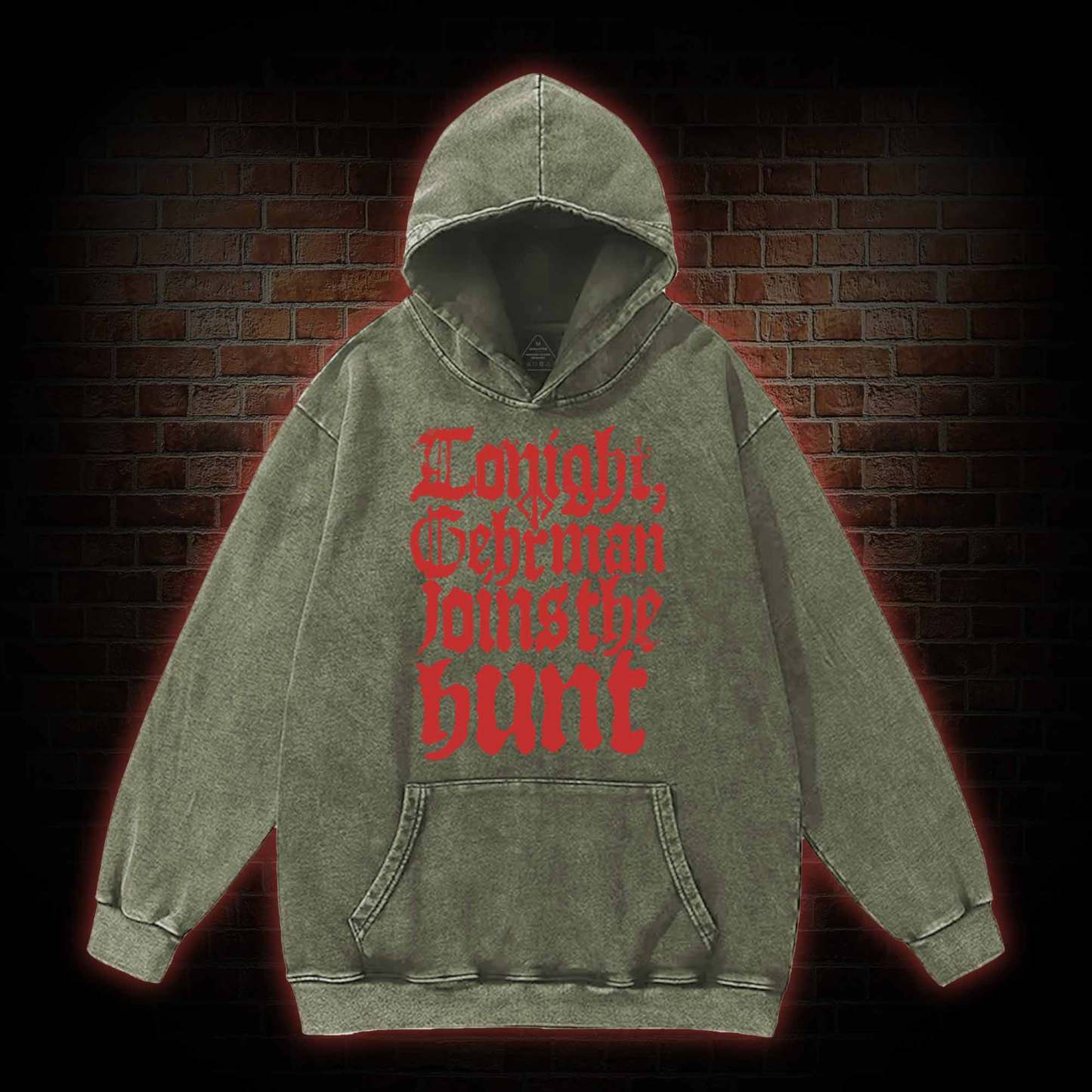 Gehrman Joins The Hunt Washed Hoodie