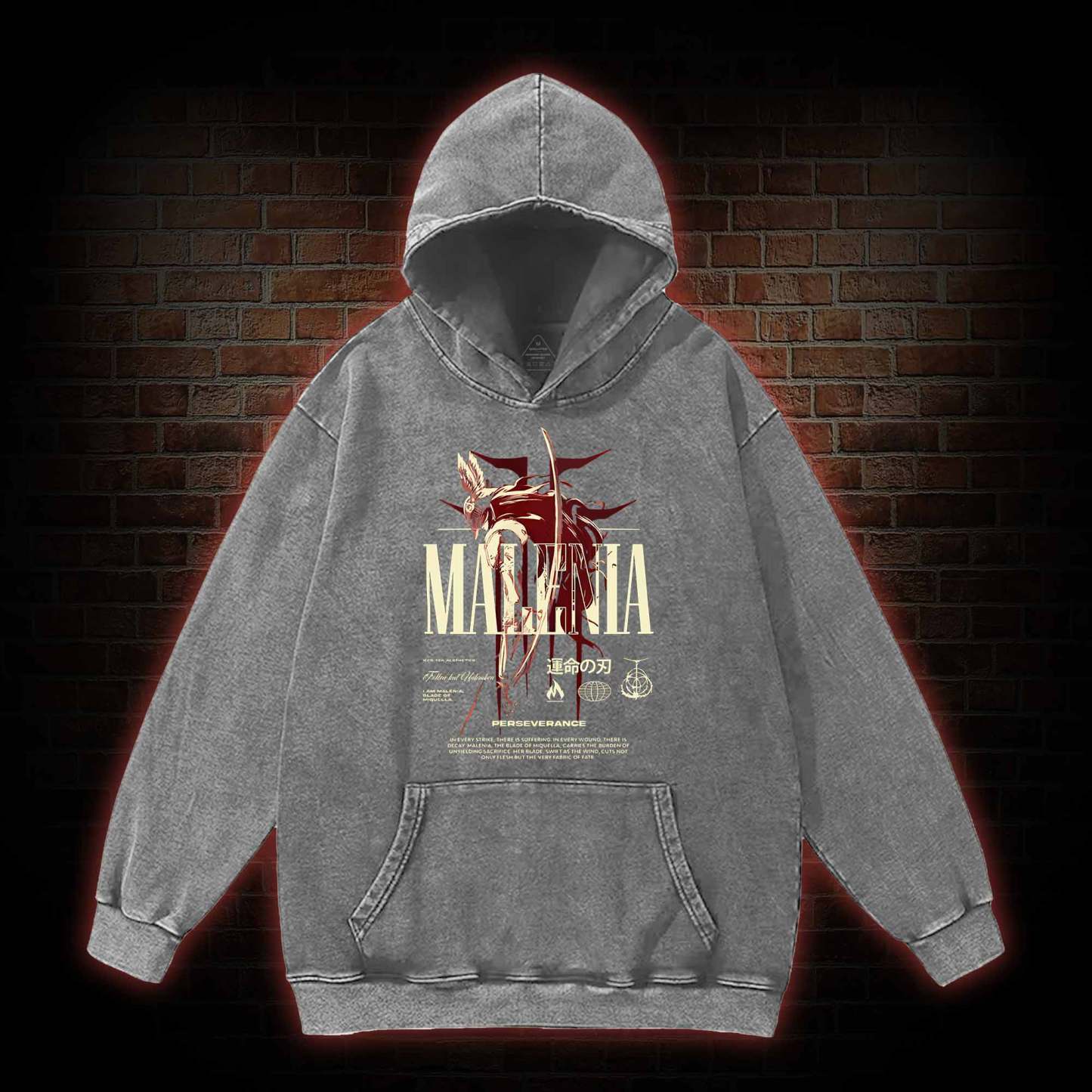 Cursed Goddess Washed Hoodie