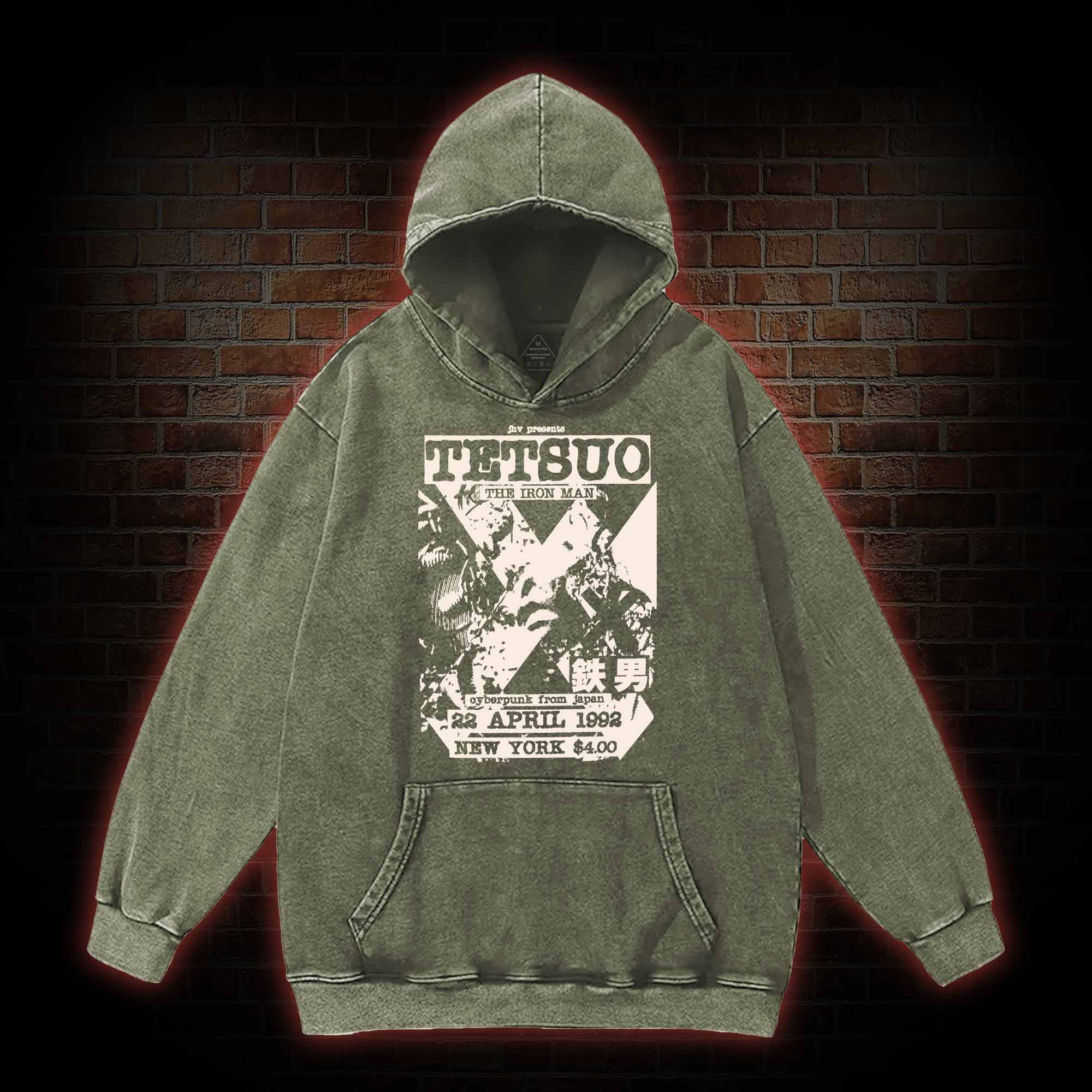 Mutate The Whole World into Metal Washed Hoodie