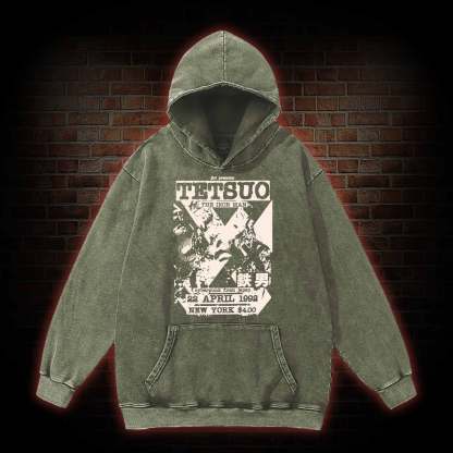 Mutate The Whole World into Metal Washed Hoodie
