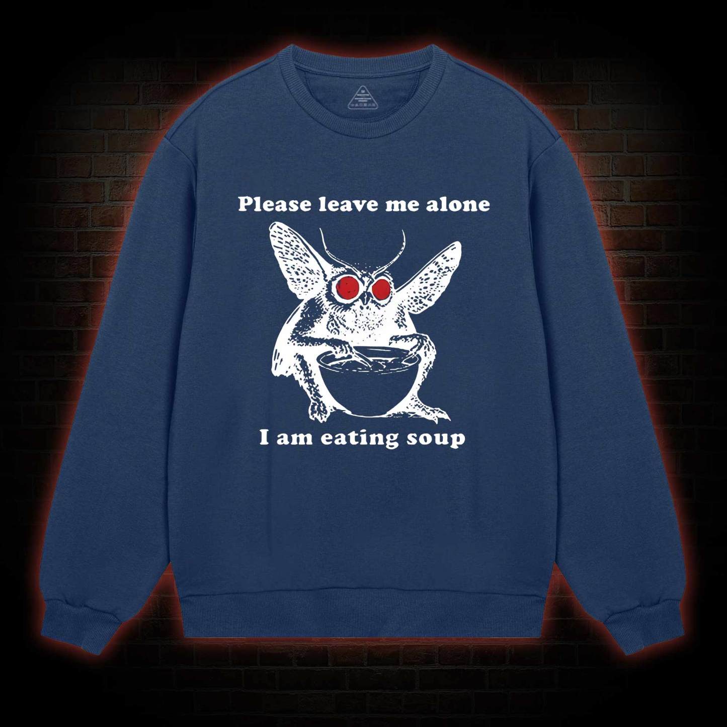 Mothman Eating Soup Sweatshirt