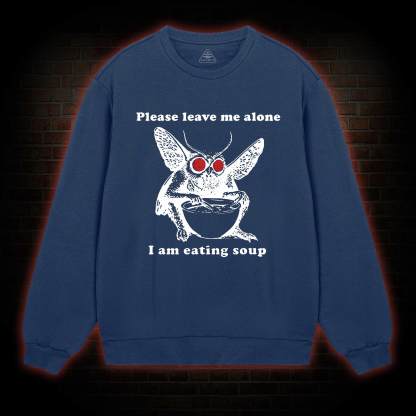 Mothman Eating Soup Sweatshirt