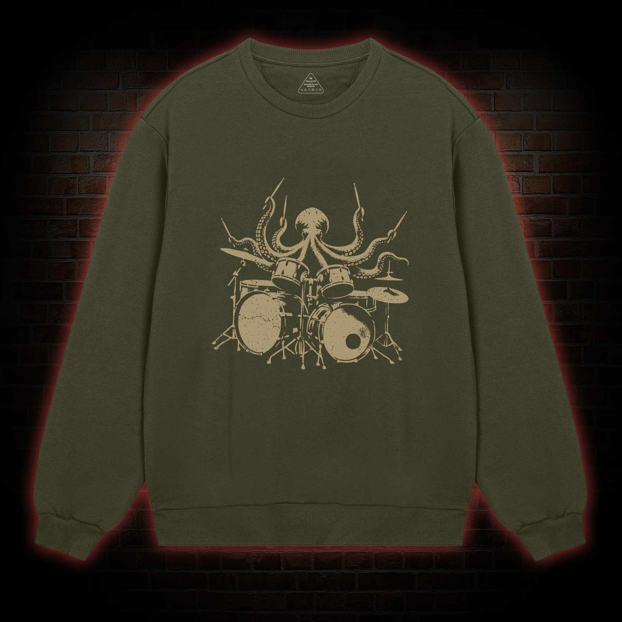 Octopus Drummer Sweatshirt