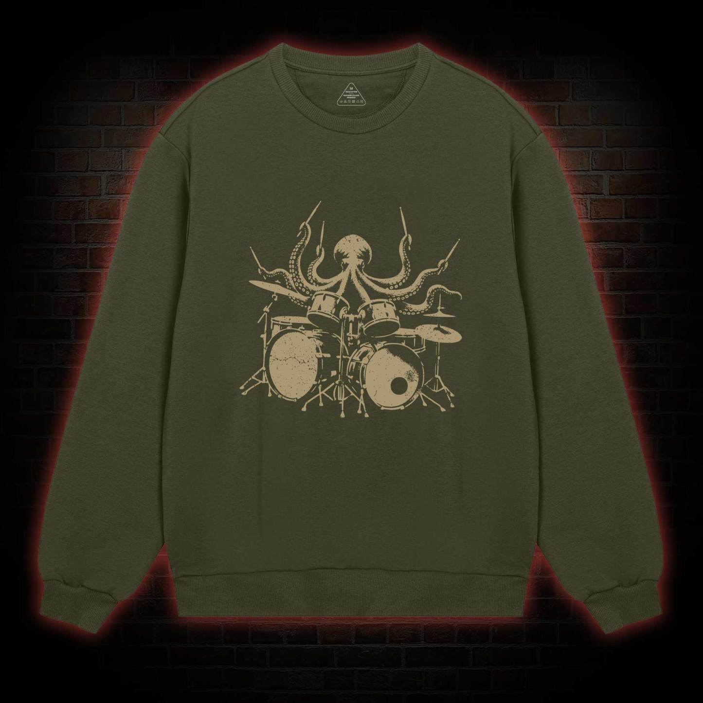 Octopus Drummer Sweatshirt