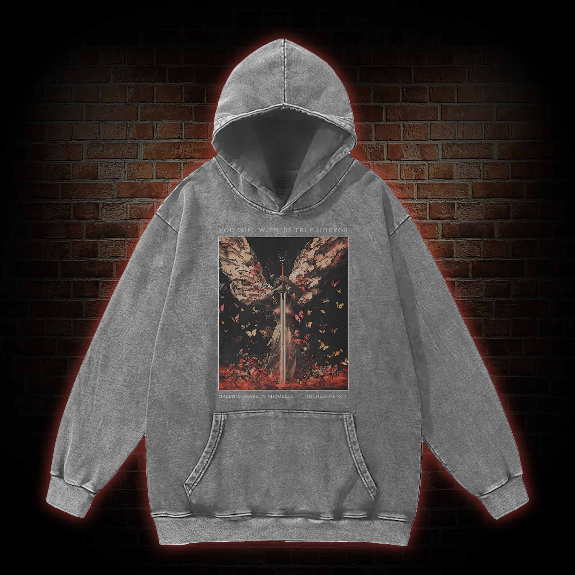Goddess of Rot Washed Hoodie