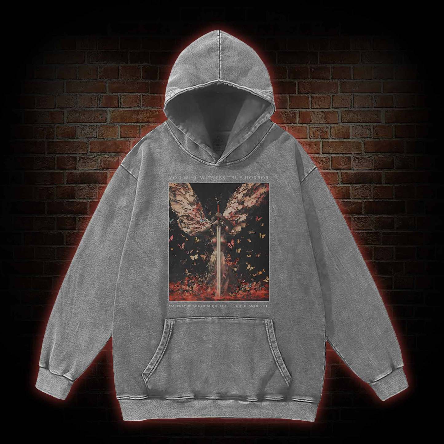 Goddess of Rot Washed Hoodie