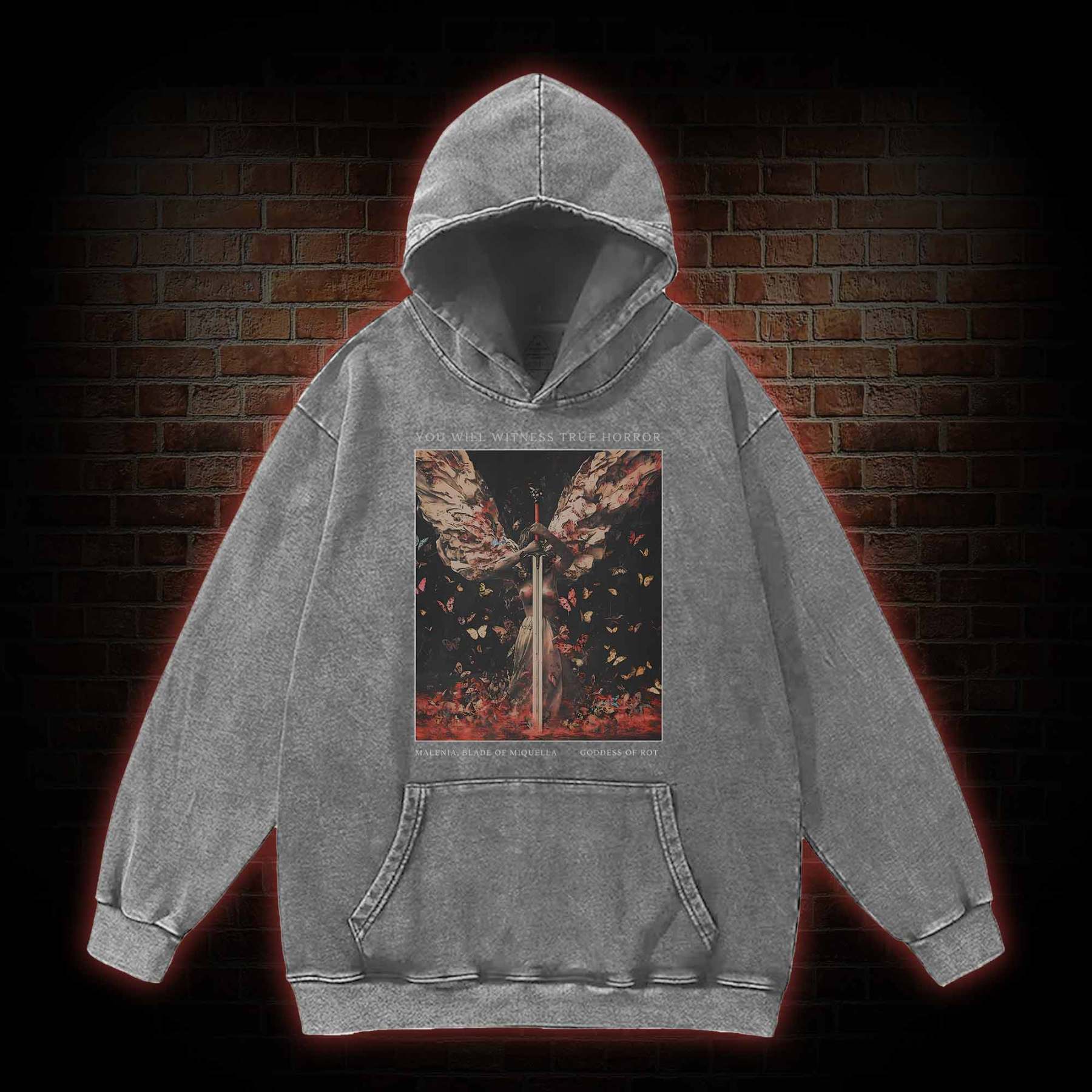 Goddess of Rot Washed Hoodie