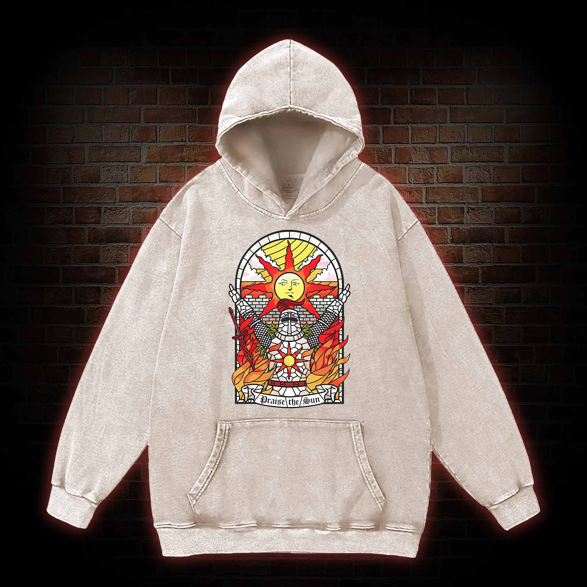 Praise the Sun Washed Hoodie