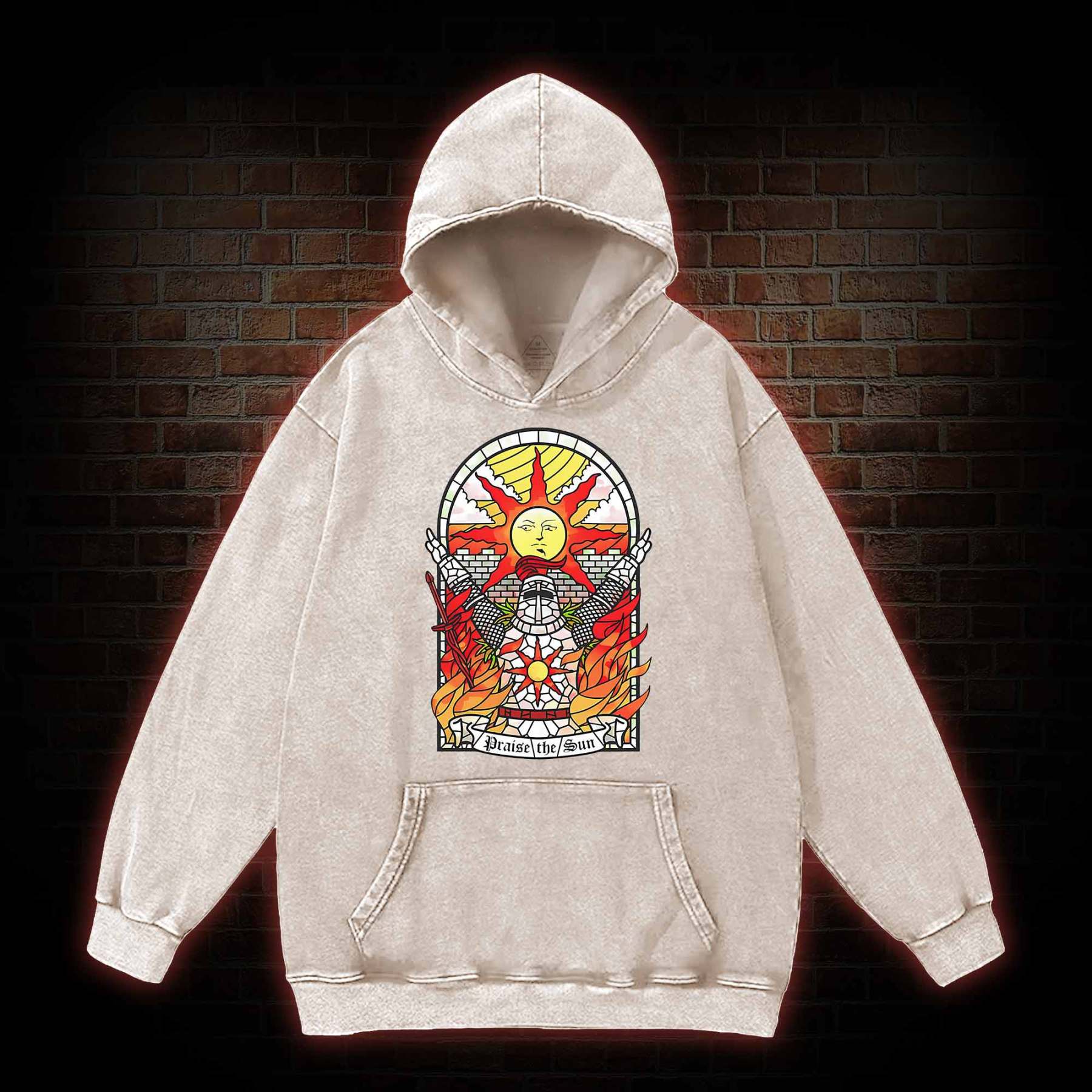 Praise the Sun Washed Hoodie