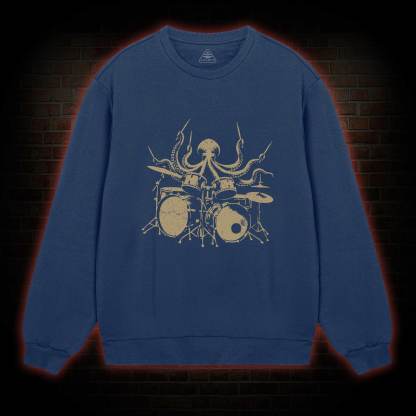Octopus Drummer Sweatshirt