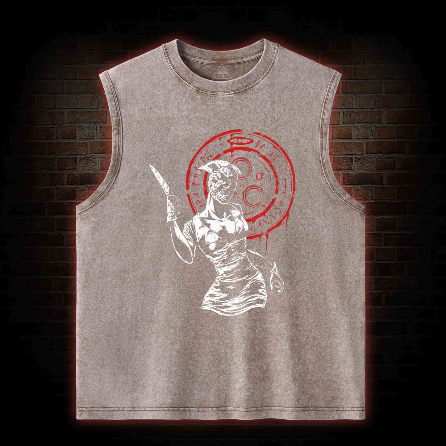 Hell-o Nurse Washed Tank Top