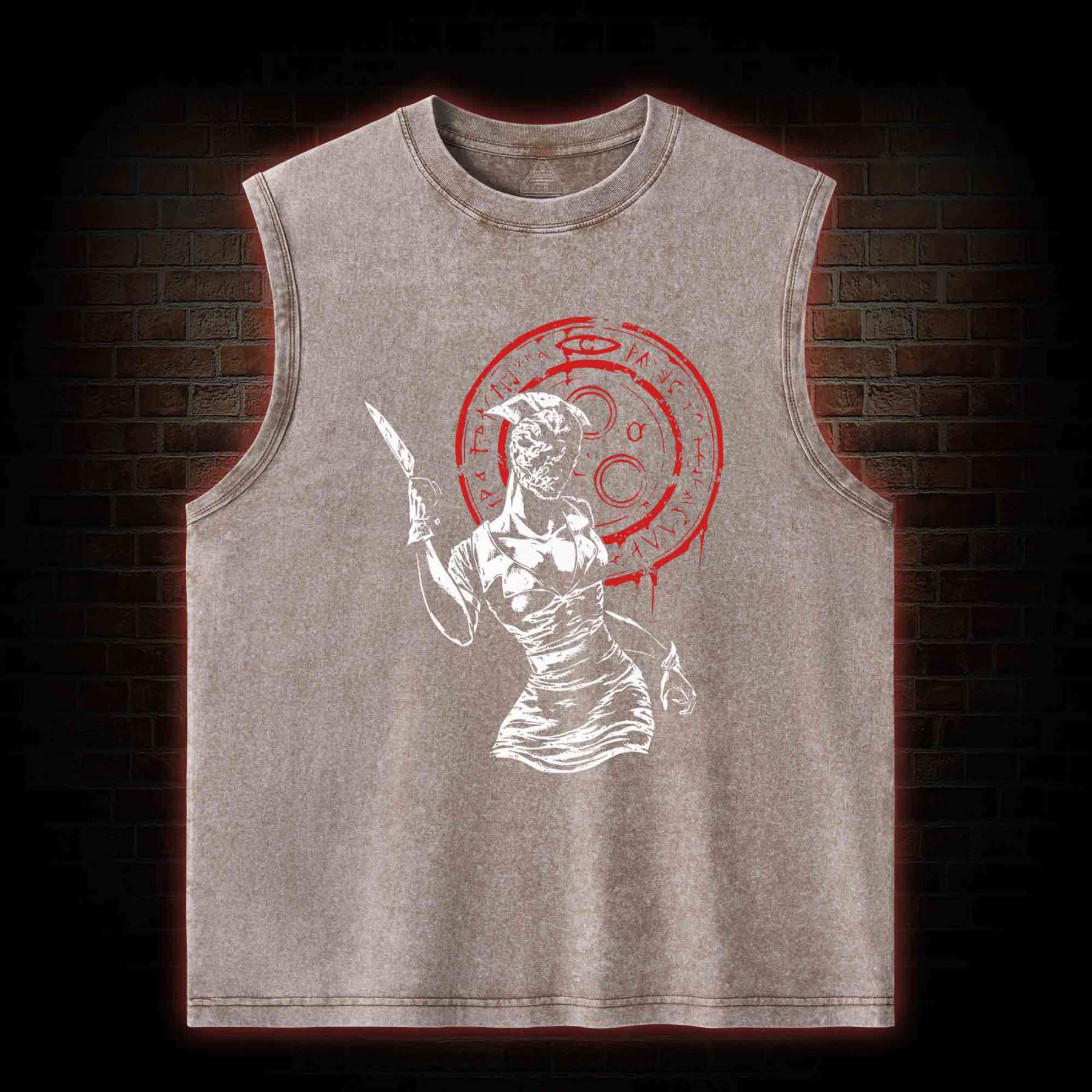 Hell-o Nurse Washed Tank Top