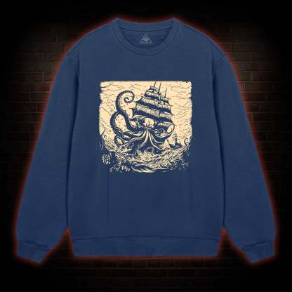 Kraken at Sea Sweatshirt