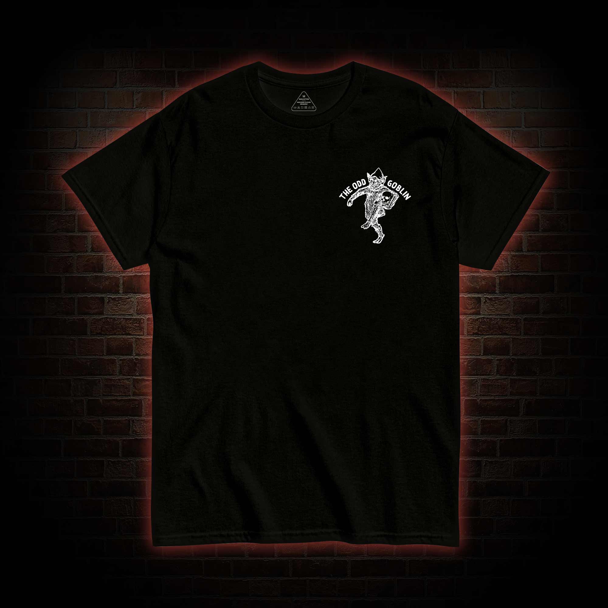 The Odd Goblin Bcak Print T-shirt 