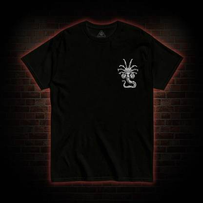 In Space No One Can Hear You Scream Back Print T-Shirt