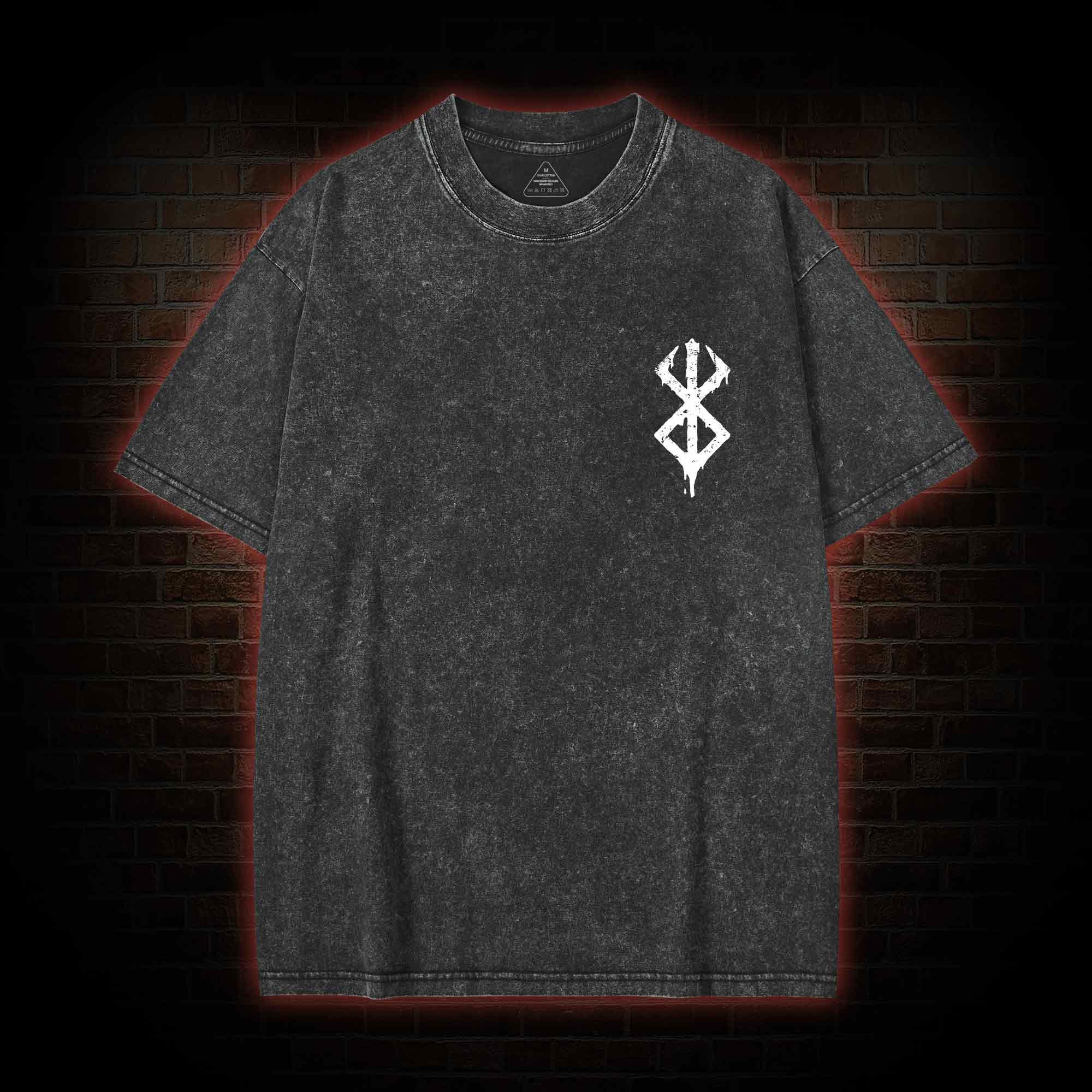 To Wield A Sword is to be Alive Back Print Washed T-shirt