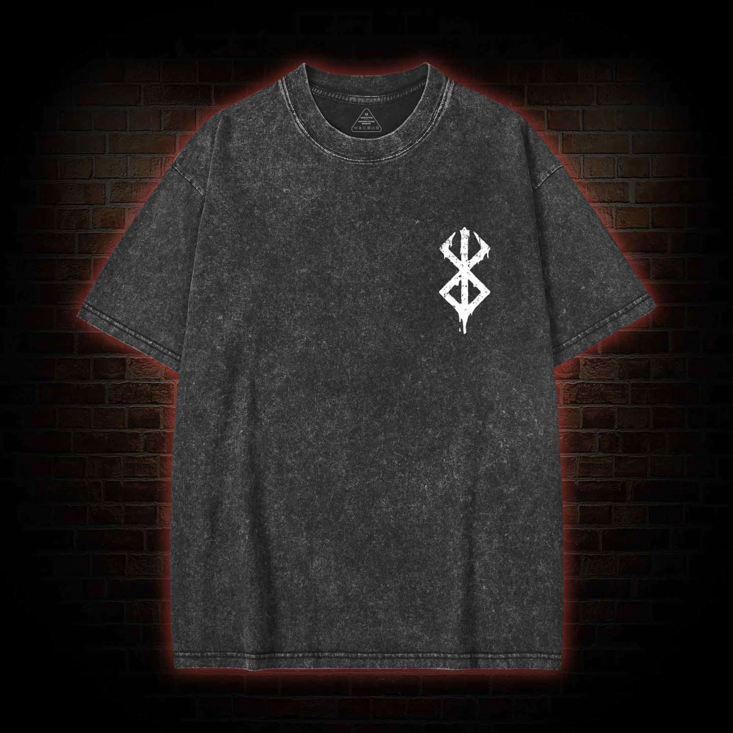 To Wield A Sword is to be Alive Back Print Washed T-shirt