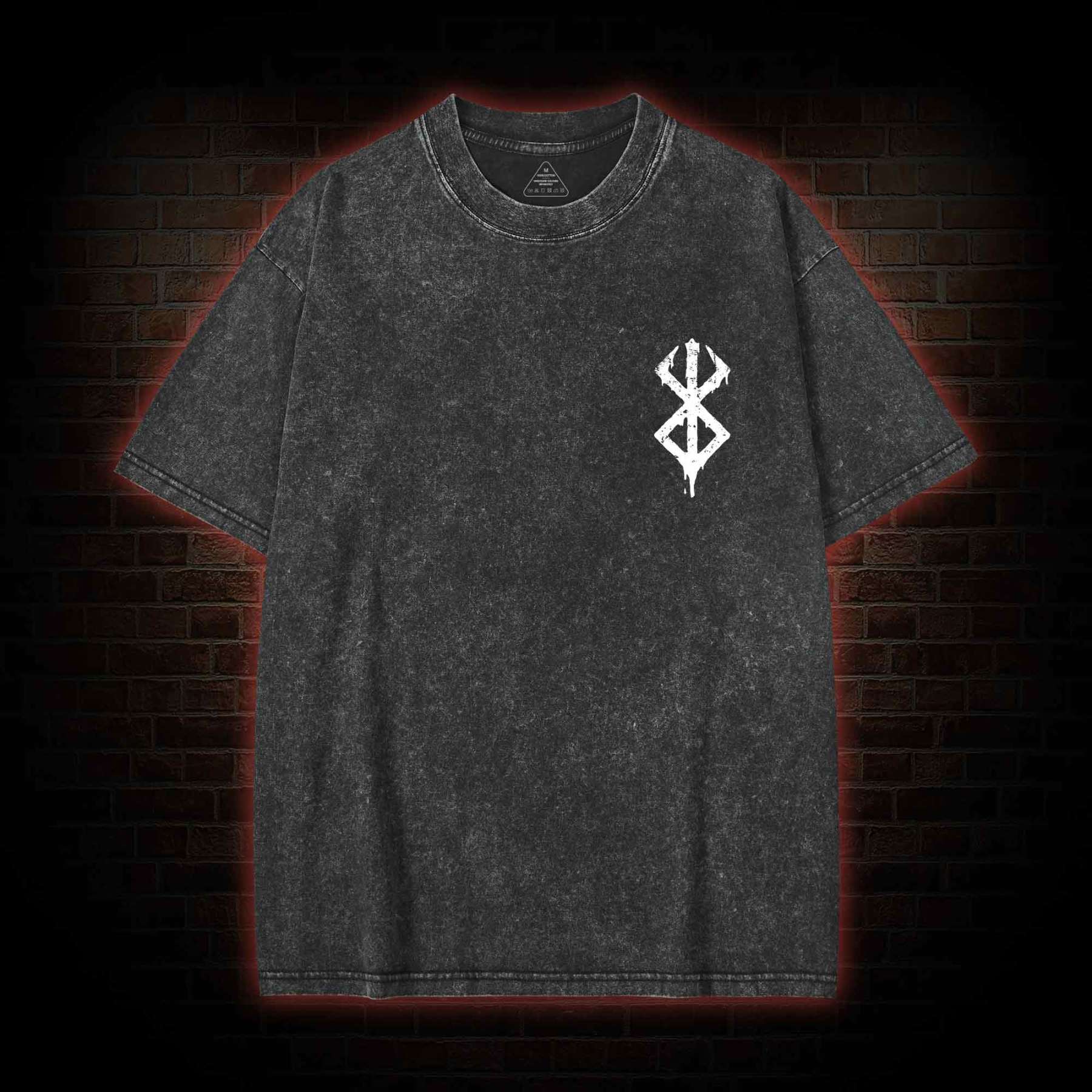 To Wield A Sword is to be Alive Back Print Washed T-shirt