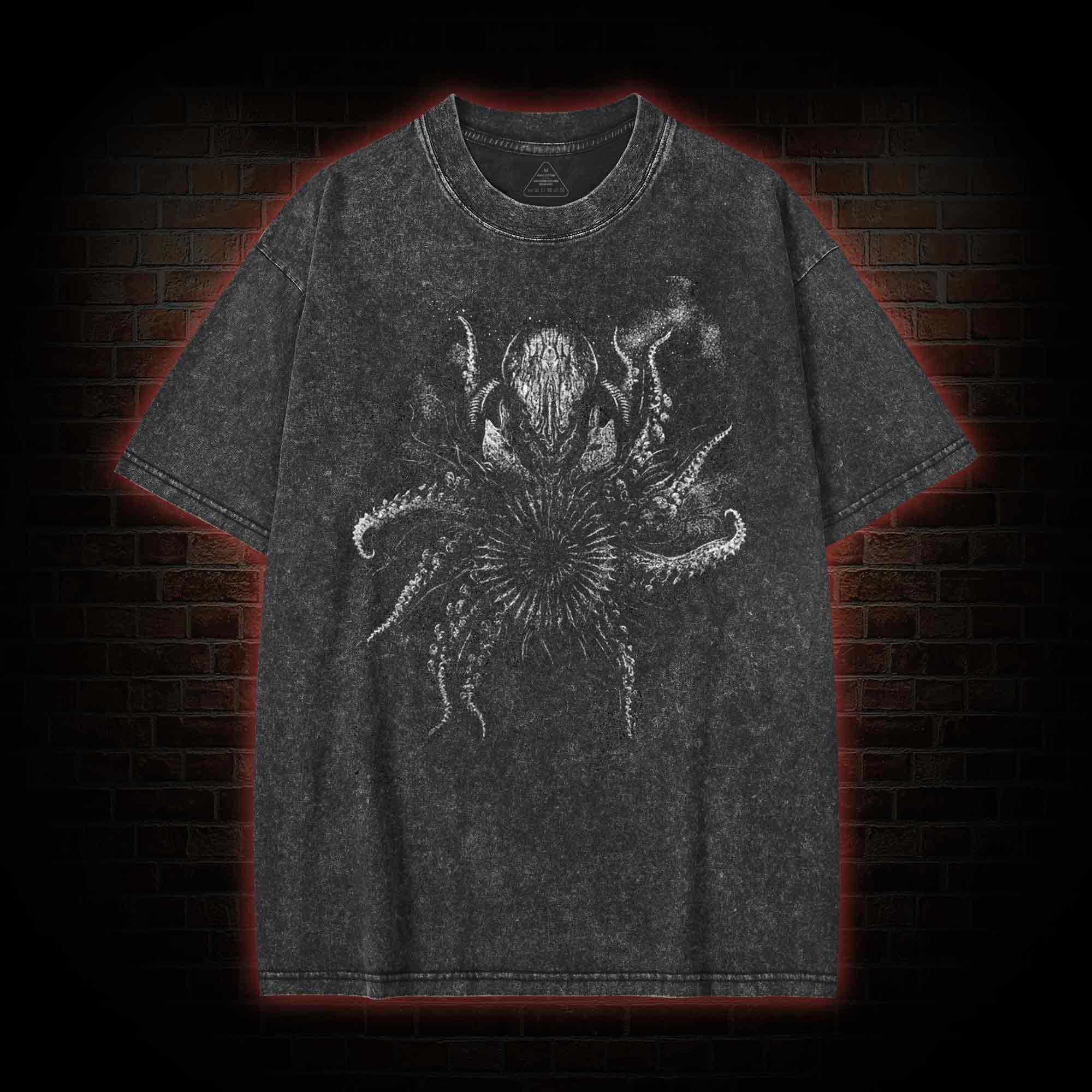 Cthulhu Fhtagn Washed T-shirt