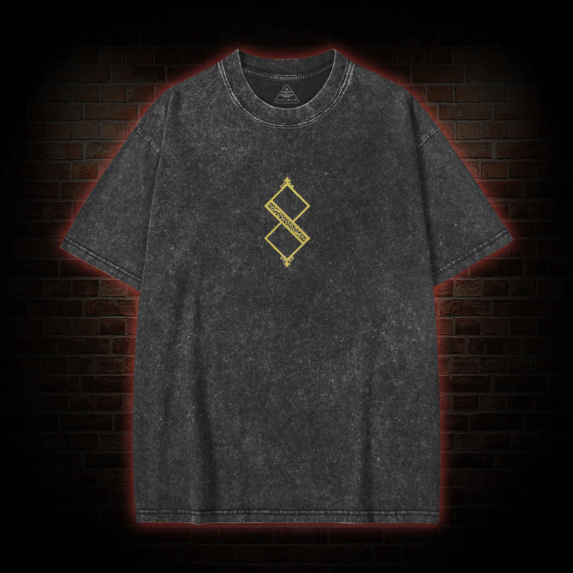 I Bless You Forever in Death Back Print Washed T-shirt