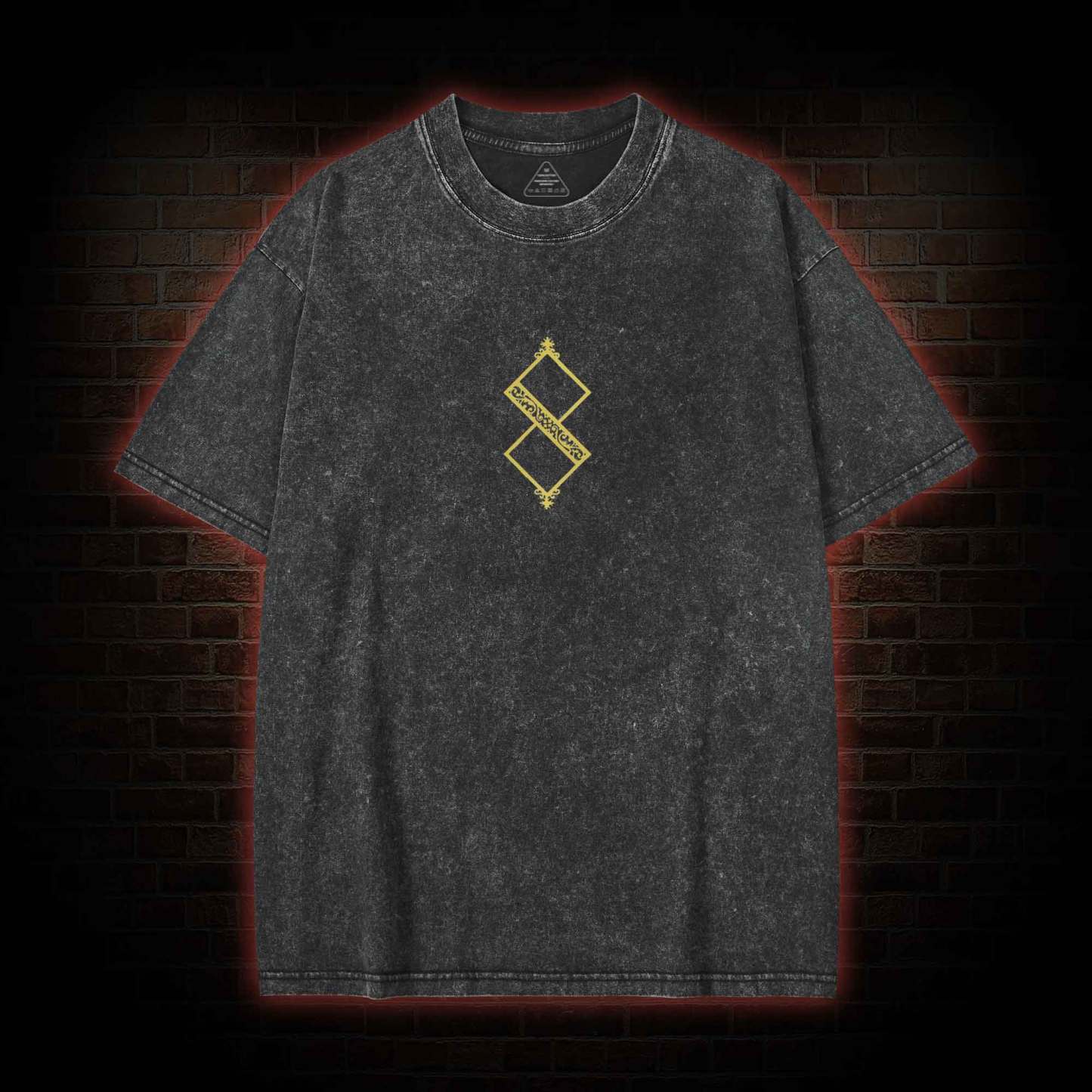 I Bless You Forever in Death Back Print Washed T-shirt