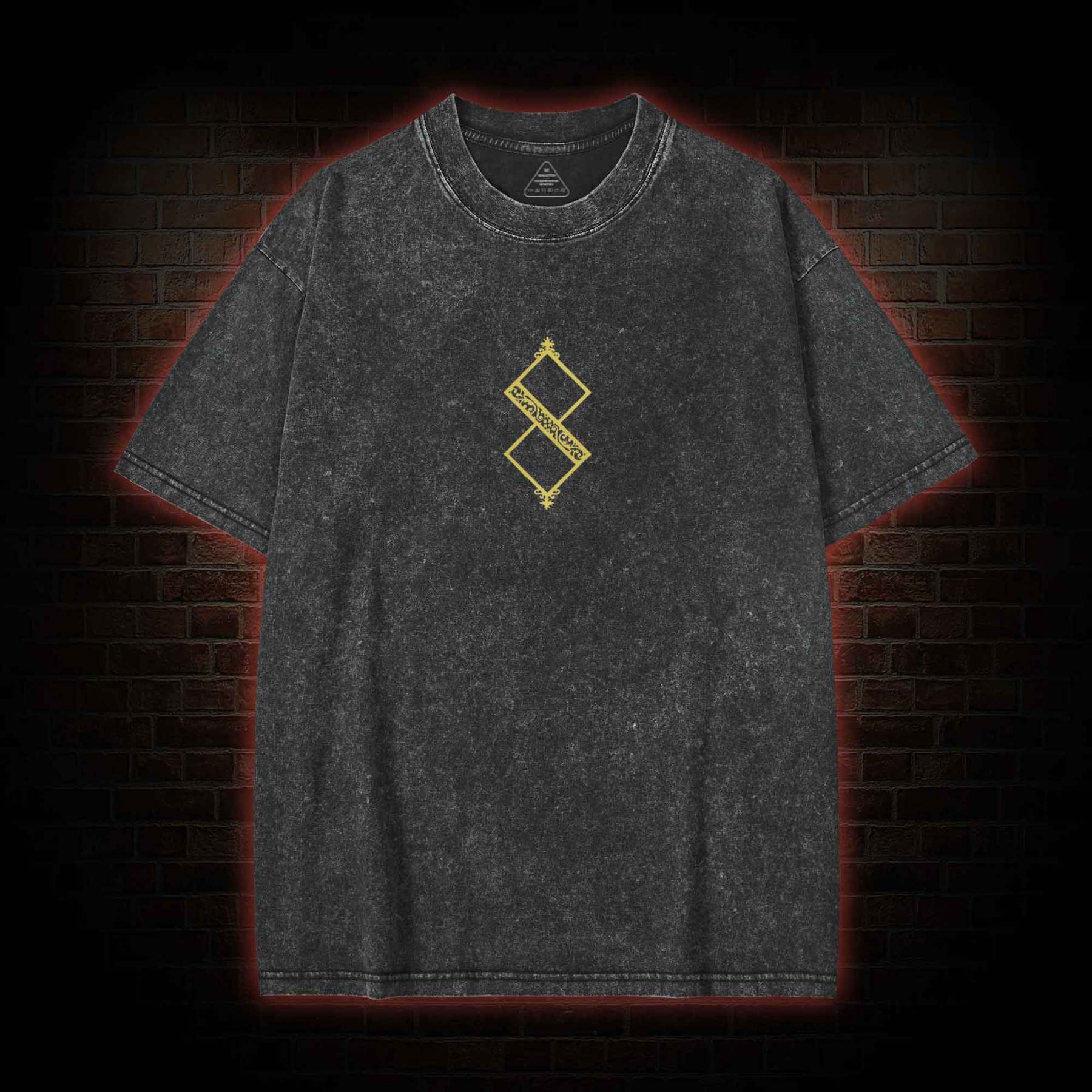 I Bless You Forever in Death Back Print Washed T-shirt