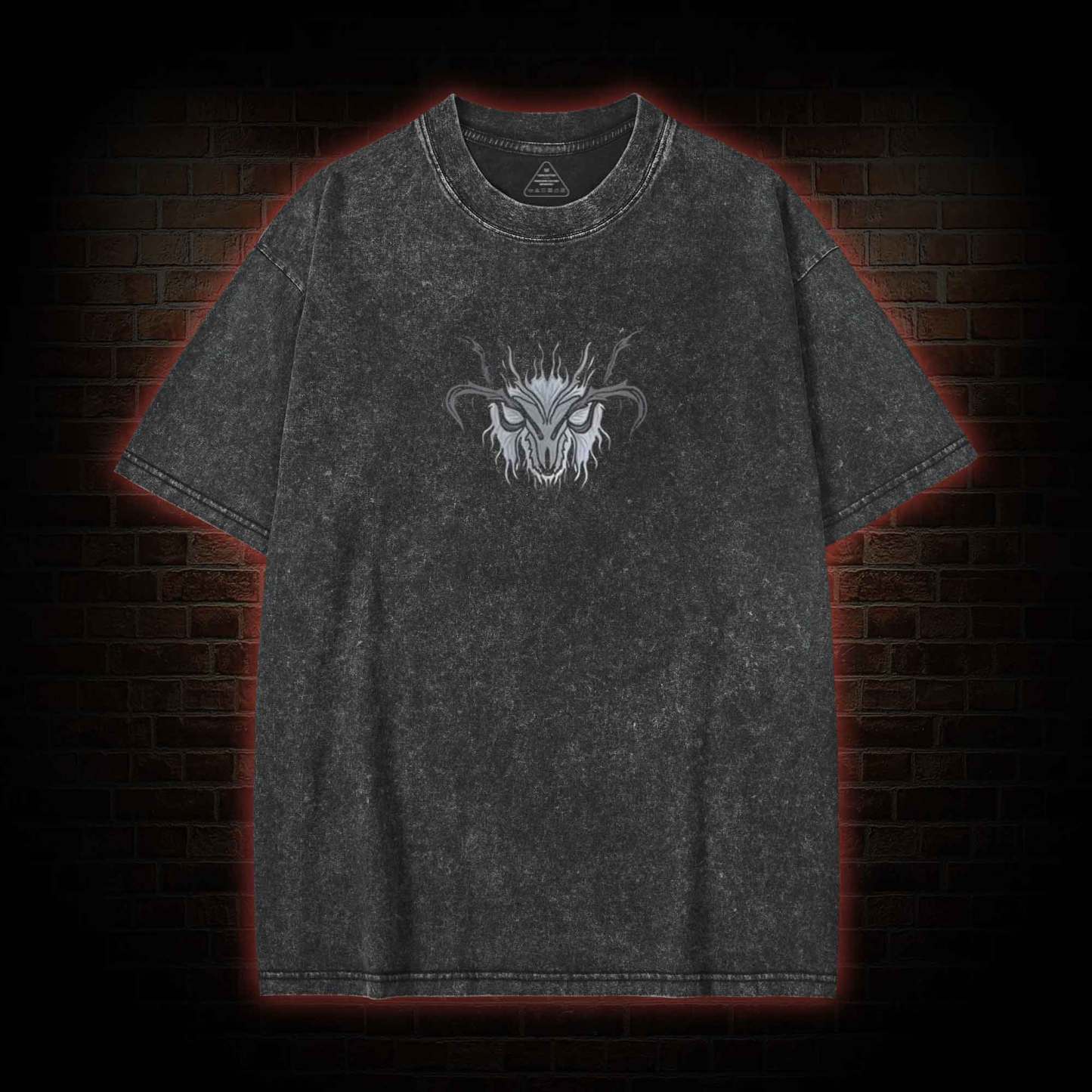 The Massive Beast Back Print Washed T-shirt