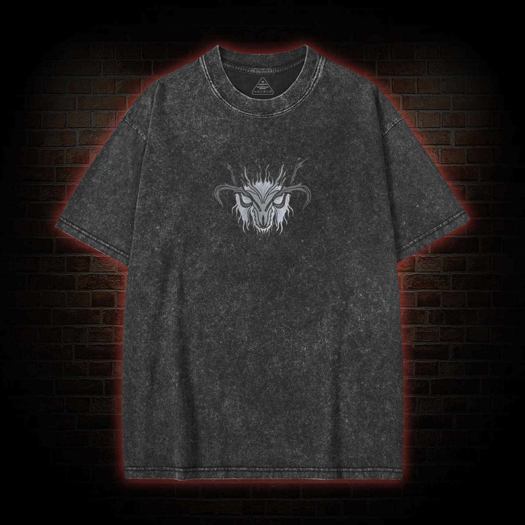 The Massive Beast Back Print Washed T-shirt