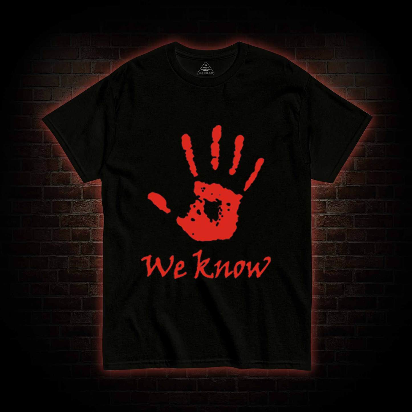 We Know Back Print T-Shirt