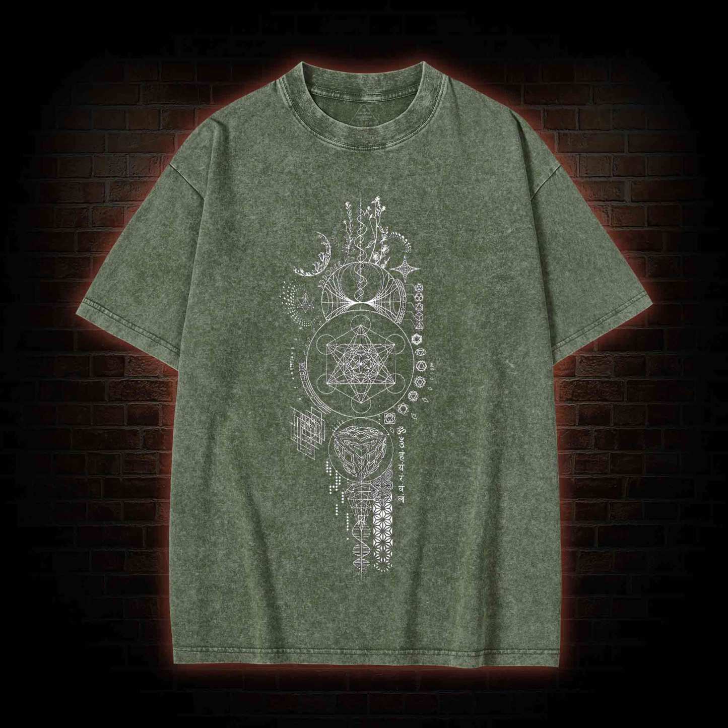 Sacred Geometry Washed T-shirt