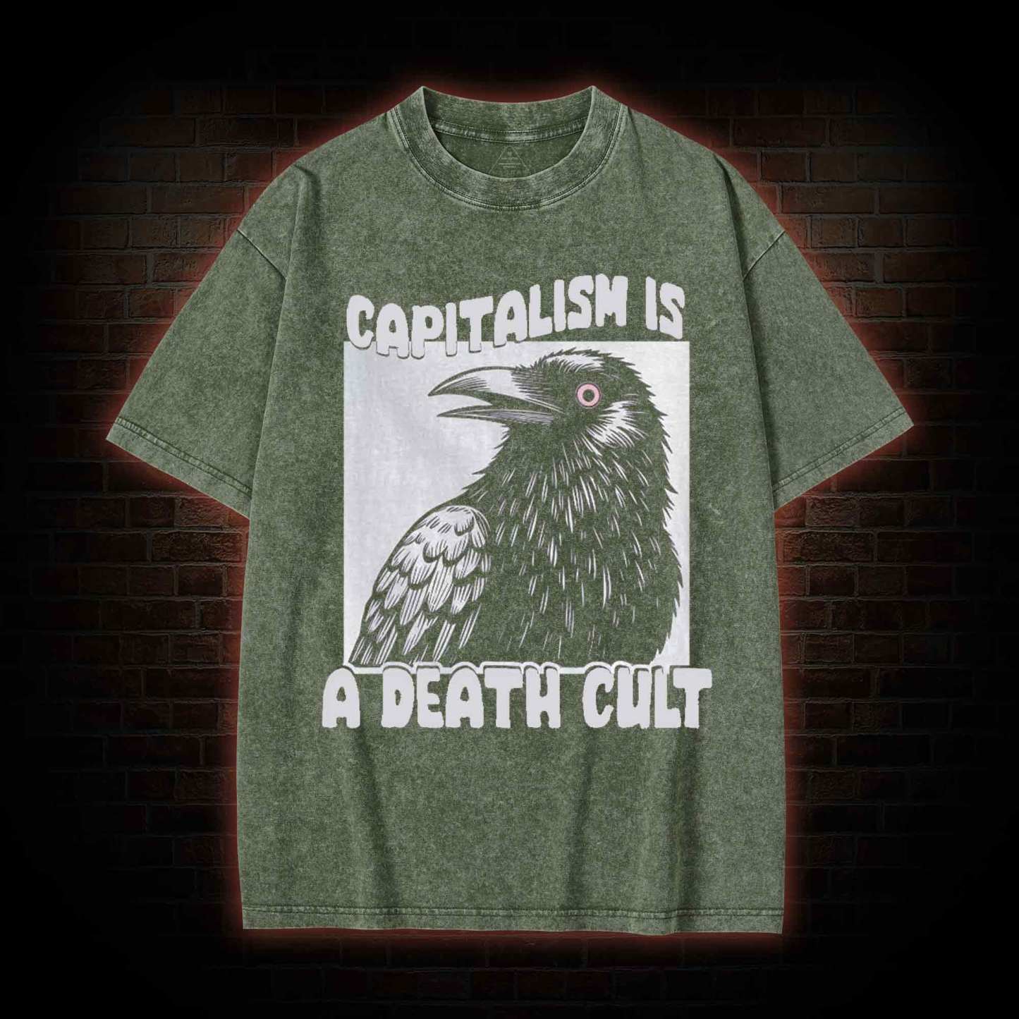 Vintage Capitalism is A Death Cult Washed T-shirt