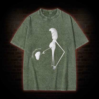 I Don't Like This Rock Meme Washed T-shirt