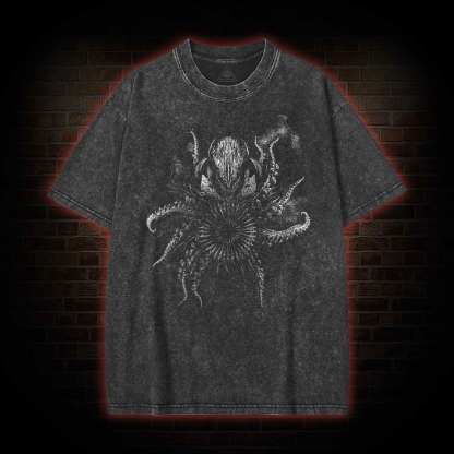 Cthulhu Fhtagn Washed T-shirt