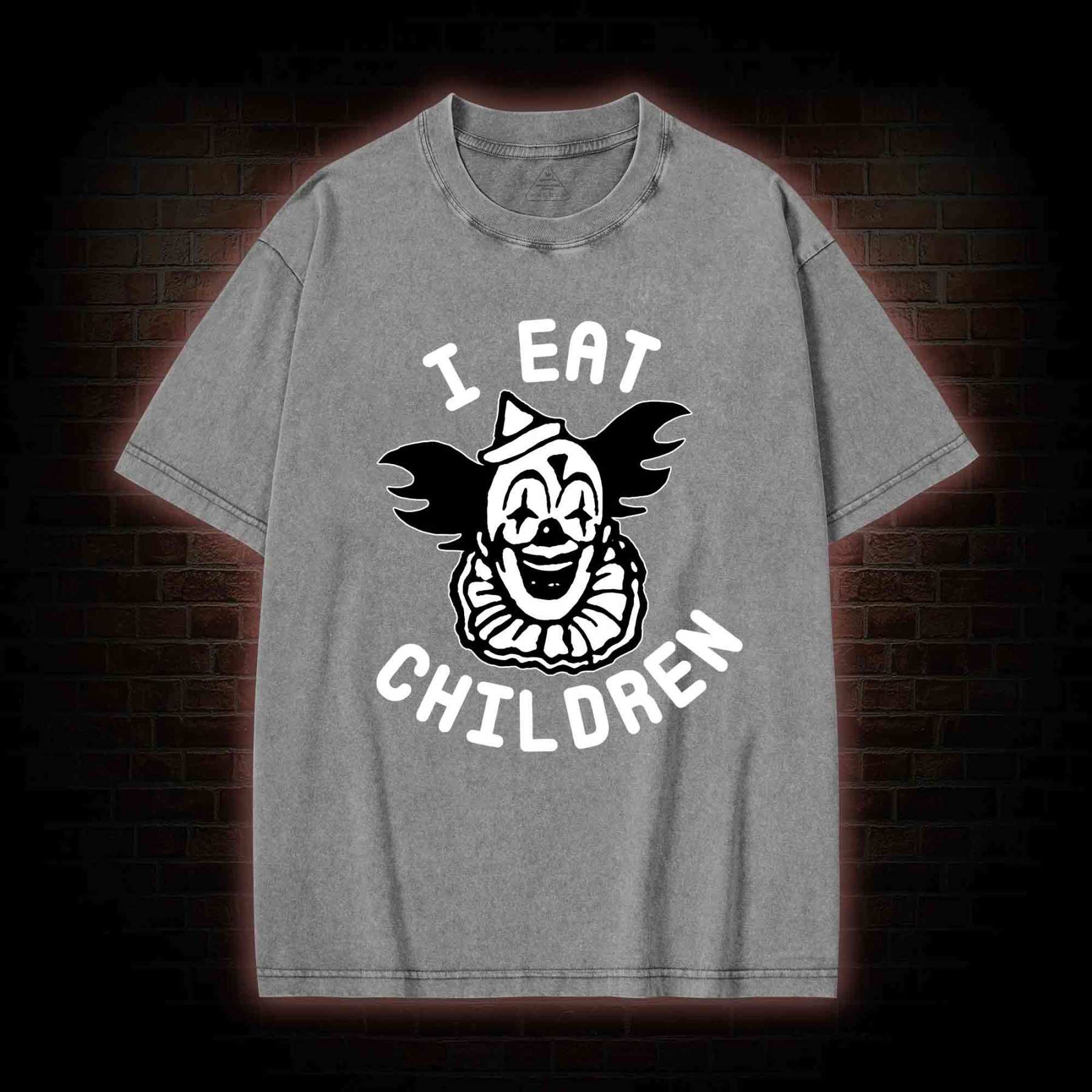 I Eat Children Washed T-shirt