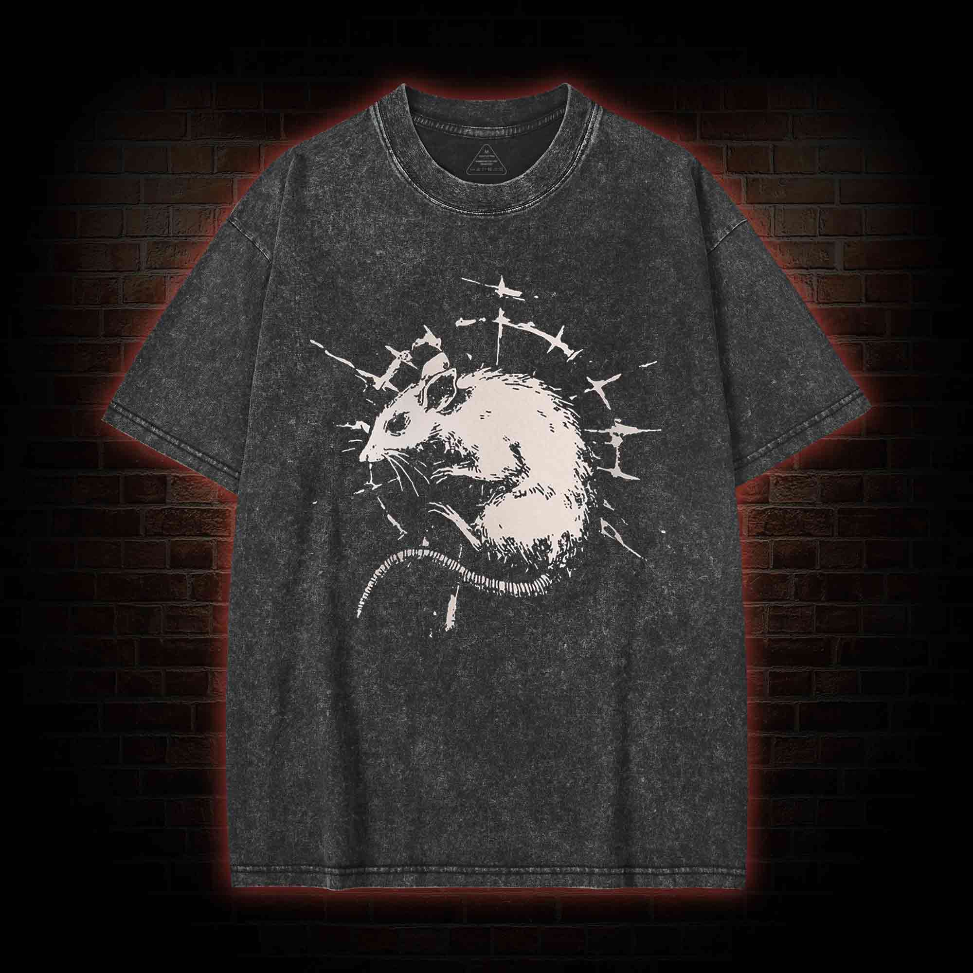 Punk Rat Washed T-shirt