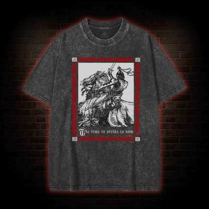 Medieval Knight Washed T-shirt