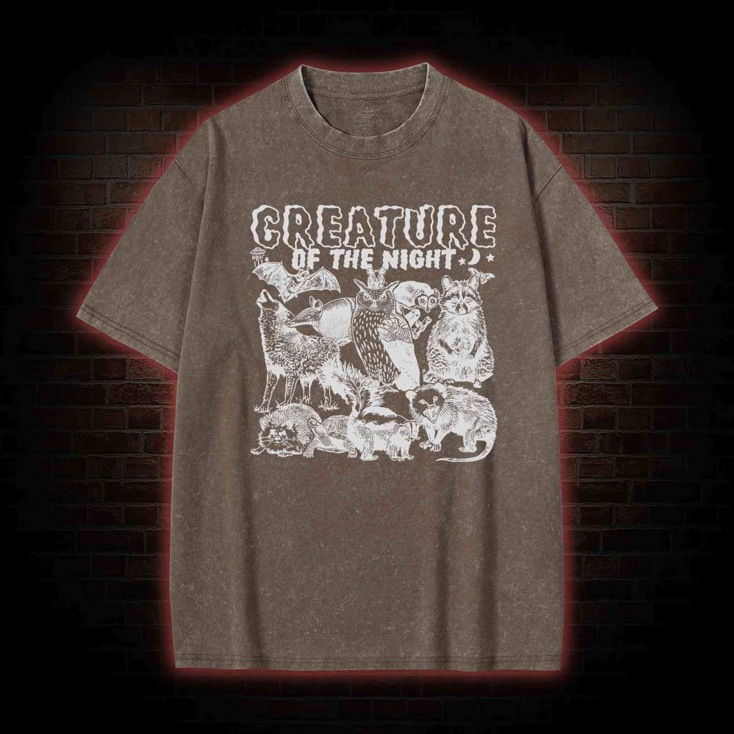 Creature of the Night Washed T-shirt