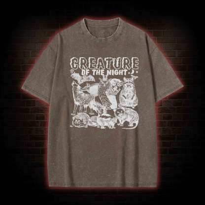 Creature of the Night Washed T-shirt