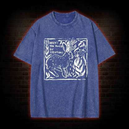 Aren't You Awed by Creation Washed T-shirt