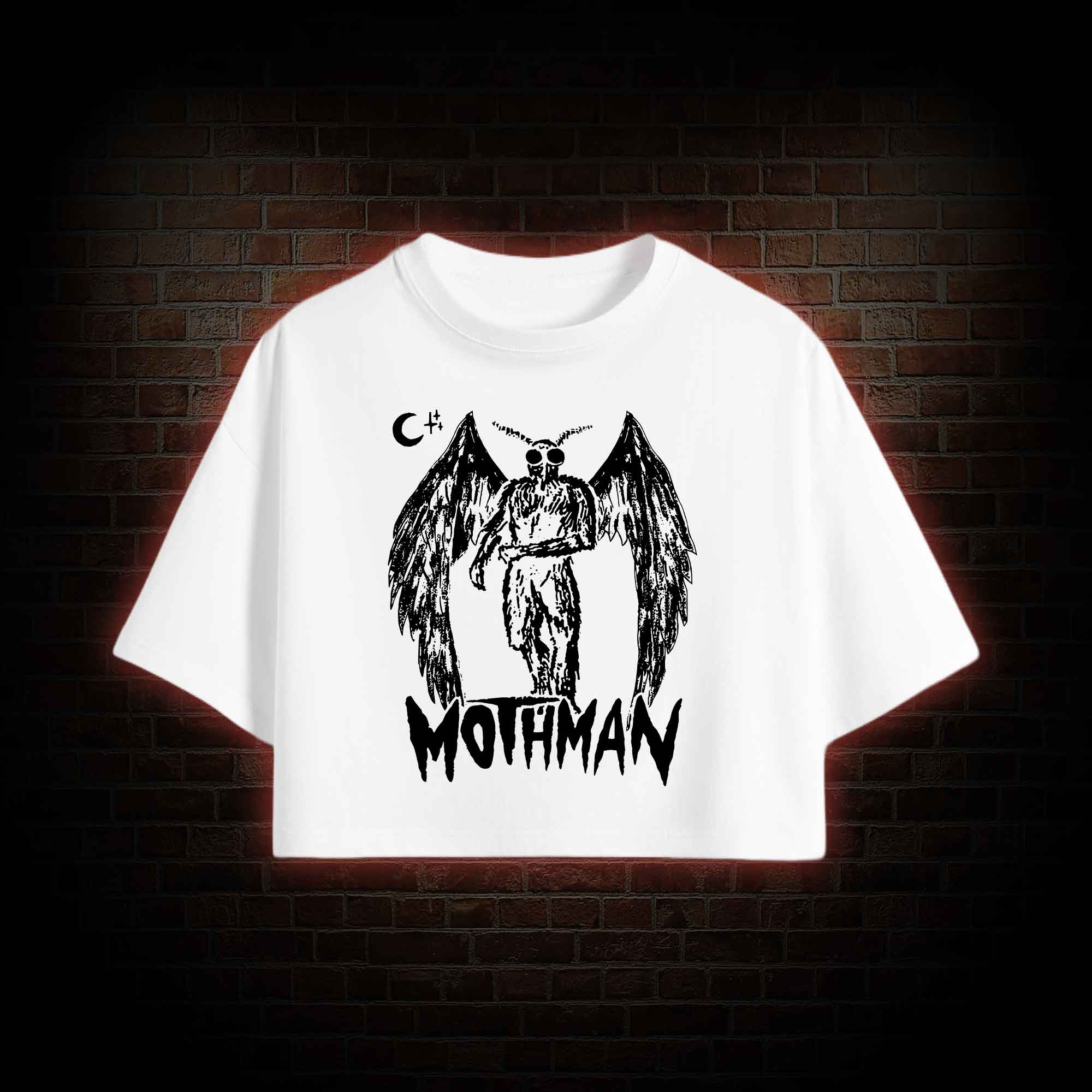 Mothman Crop Top