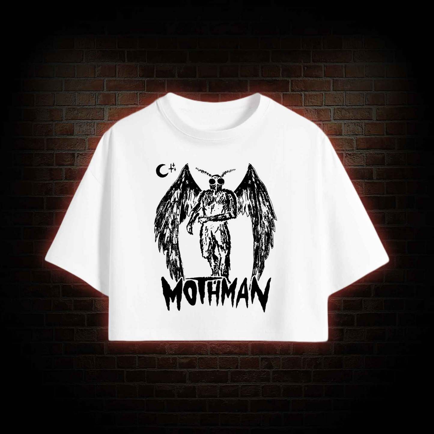 Mothman Crop Top